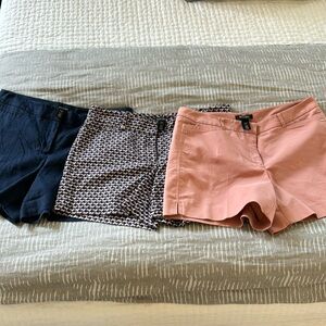 White House Black Market lot of 3 shorts